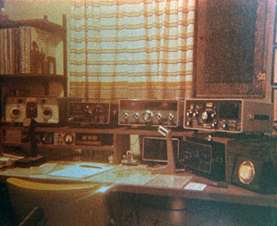 [W1JA shack, Waterbury, Conn., 1978]