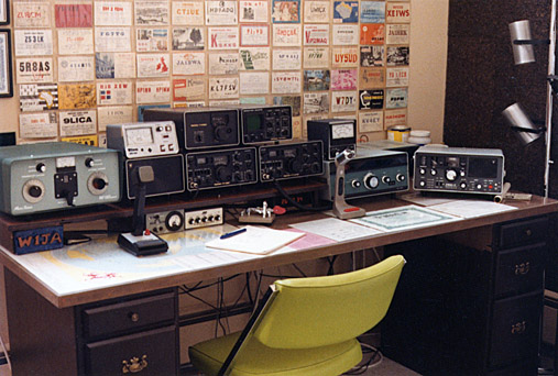 [The W1JA Shack, Newington, Conn., May 1979]